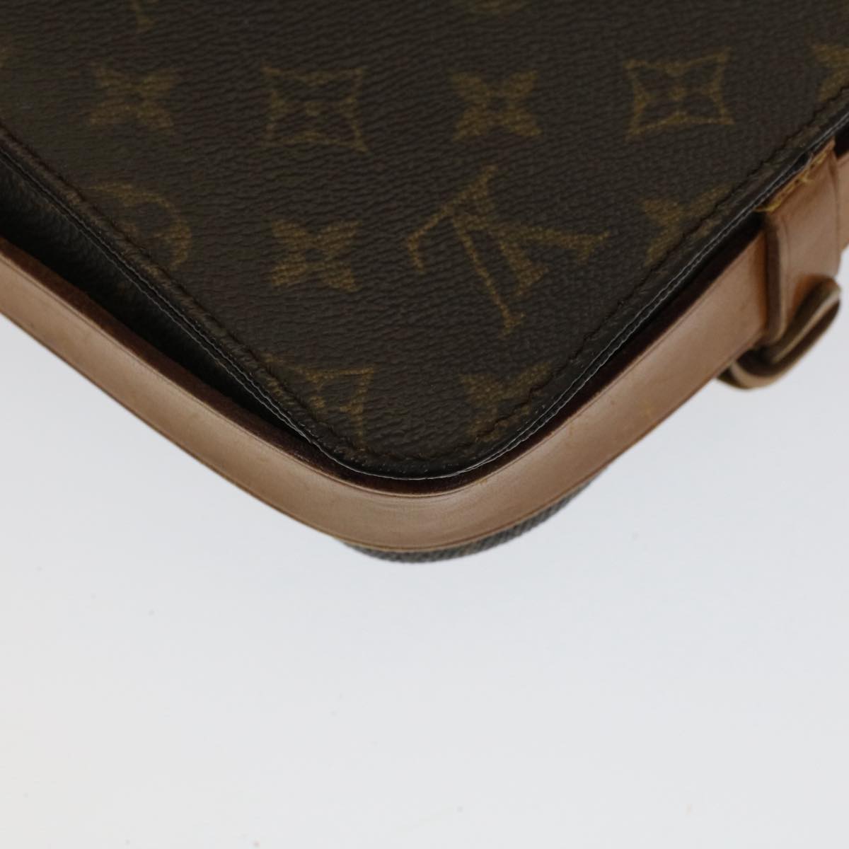 LOUIS VUITTON Monogram Cartouchiere PM Shoulder Bag M51254 LV Auth rd5683