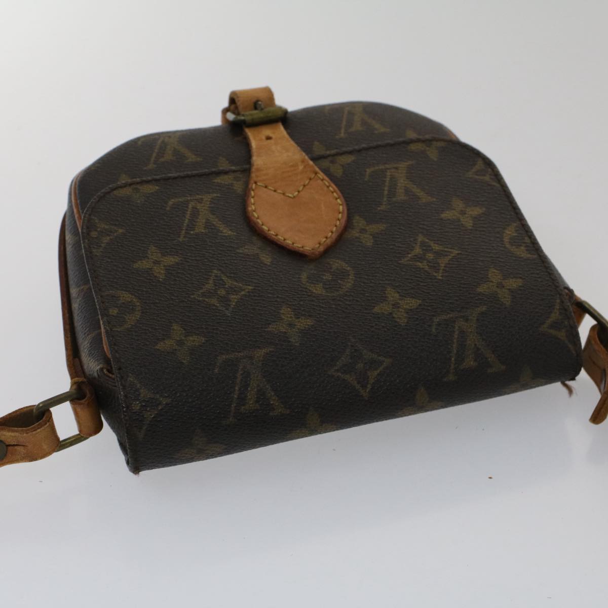 LOUIS VUITTON Monogram Cartouchiere PM Shoulder Bag M51254 LV Auth rd5683