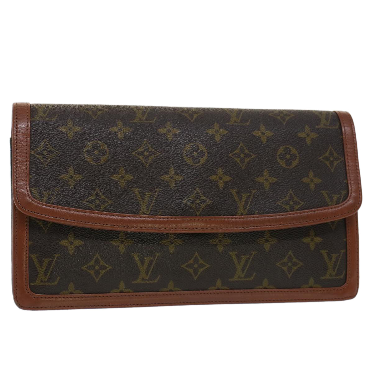 LOUIS VUITTON Monogram Pochette Dam GM Clutch Bag M51810 LV Auth rd5684