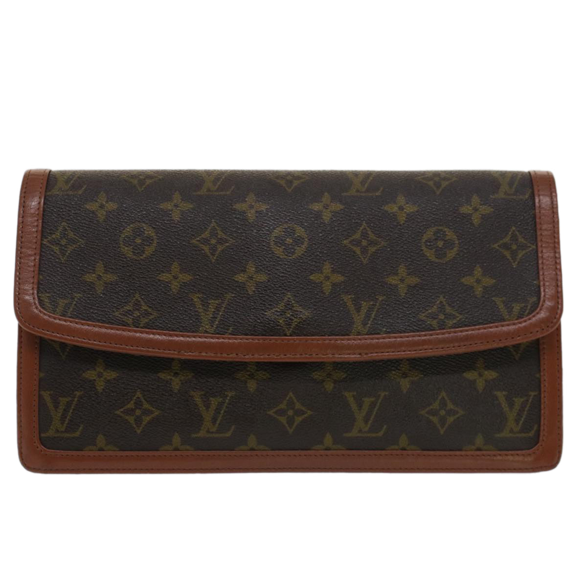 LOUIS VUITTON Monogram Pochette Dam GM Clutch Bag M51810 LV Auth rd5684