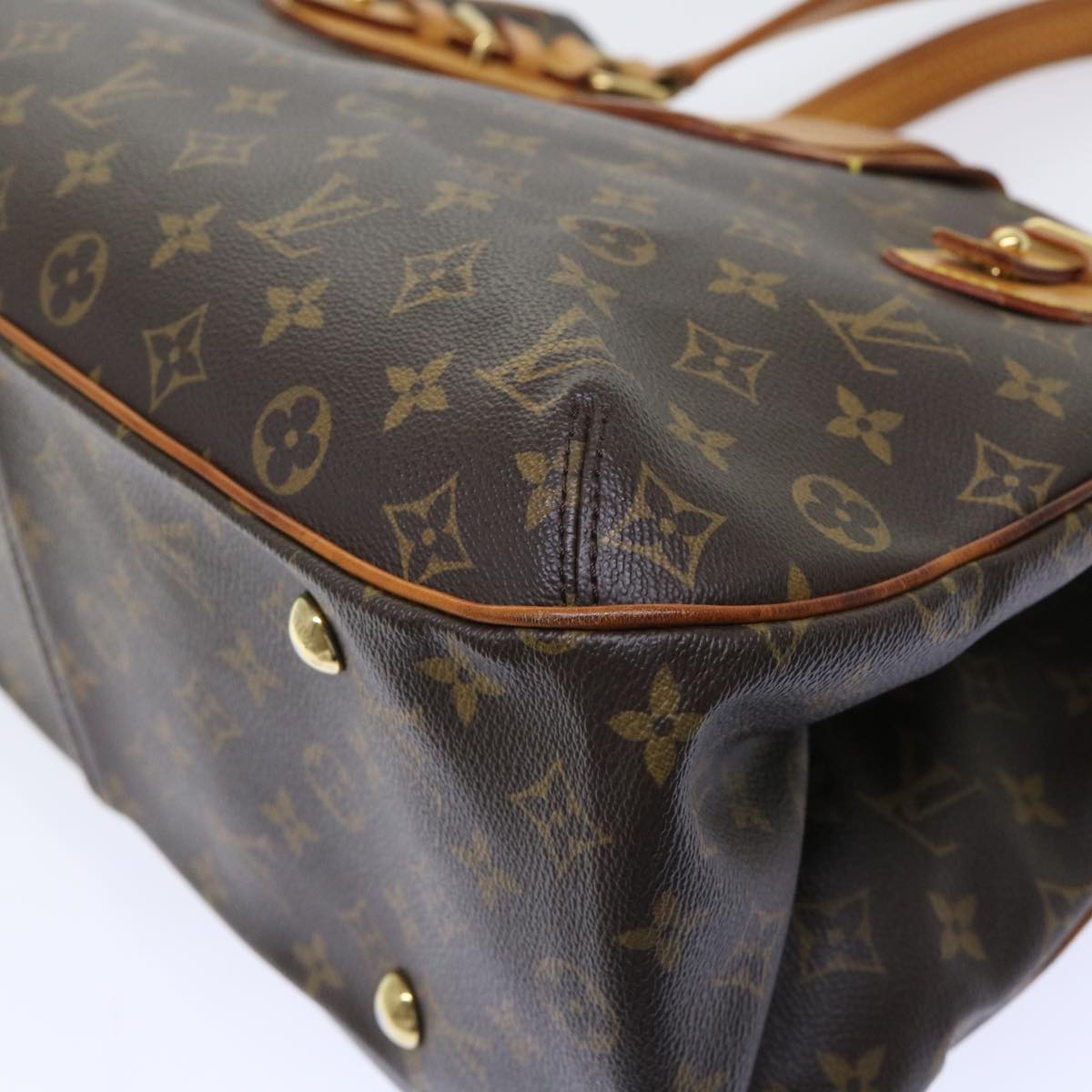 LOUIS VUITTON Monogram Greet Shoulder Bag M55210 LV Auth rd5705