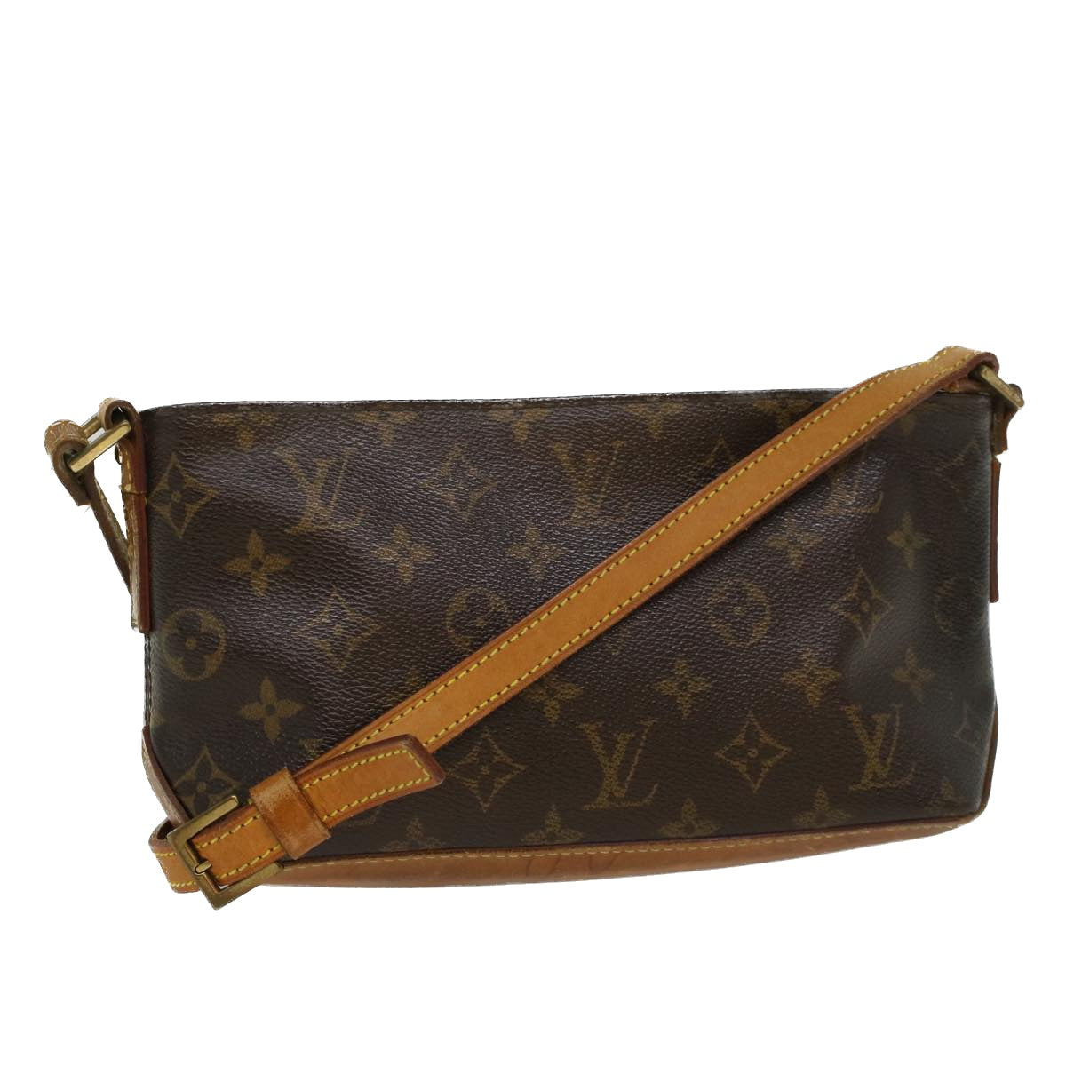 LOUIS VUITTON Monogram Trotteur Shoulder Bag M51240 LV Auth rd5721