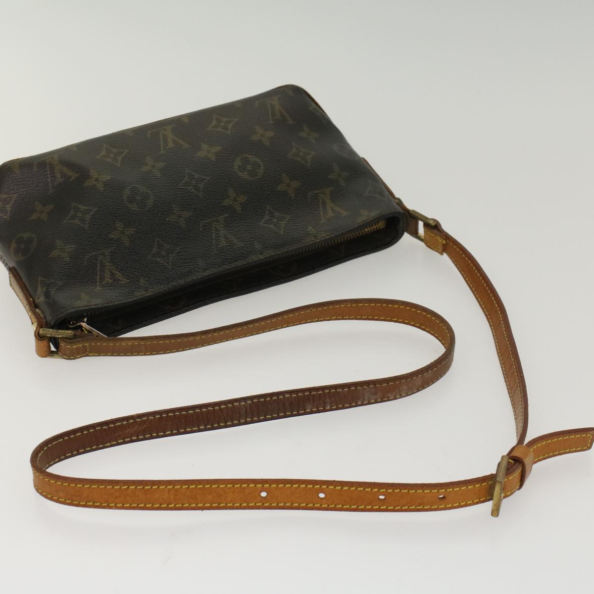 LOUIS VUITTON Monogram Trotteur Shoulder Bag M51240 LV Auth rd5721