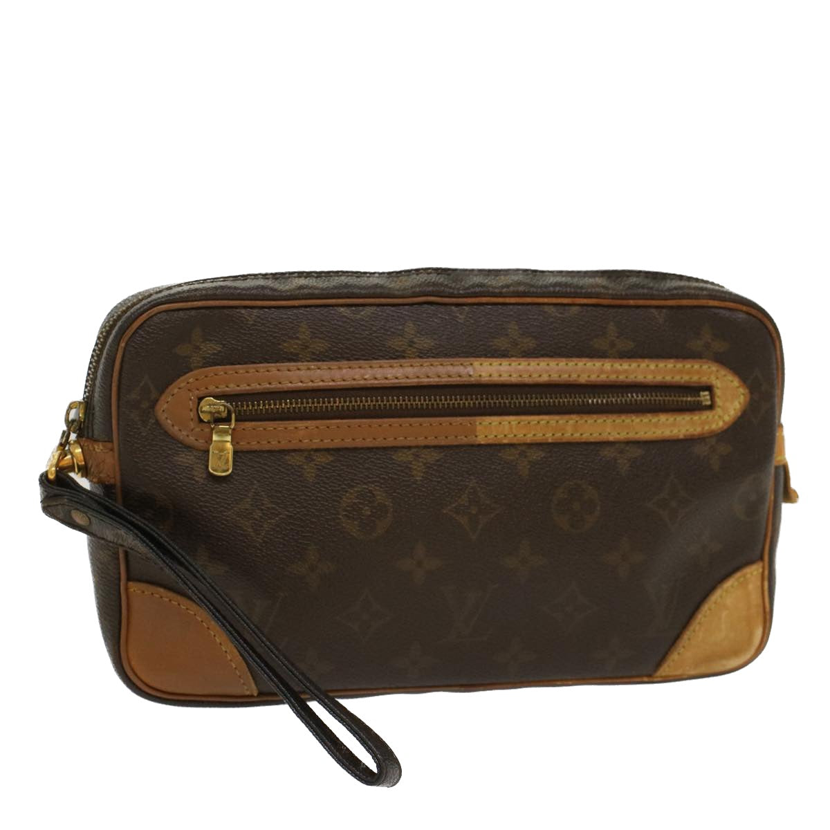 LOUIS VUITTON Monogram Marly Dragonne GM Clutch Bag M51825 LV Auth rd5727