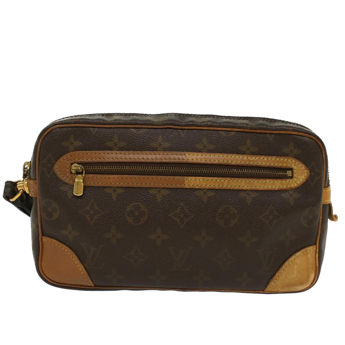 LOUIS VUITTON Monogram Marly Dragonne GM Clutch Bag M51825 LV Auth rd5727