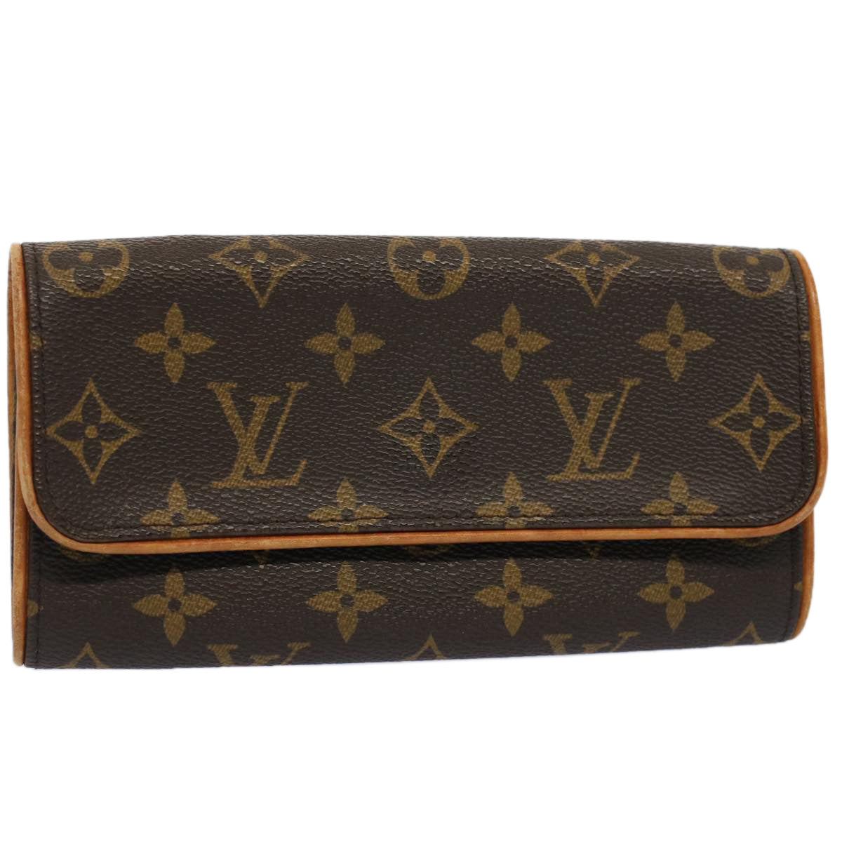 LOUIS VUITTON Monogram Pochette Twin PM Shoulder Bag M51854 LV Auth rd5728