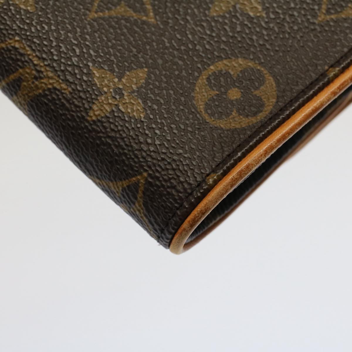 LOUIS VUITTON Monogram Pochette Twin PM Shoulder Bag M51854 LV Auth rd5728