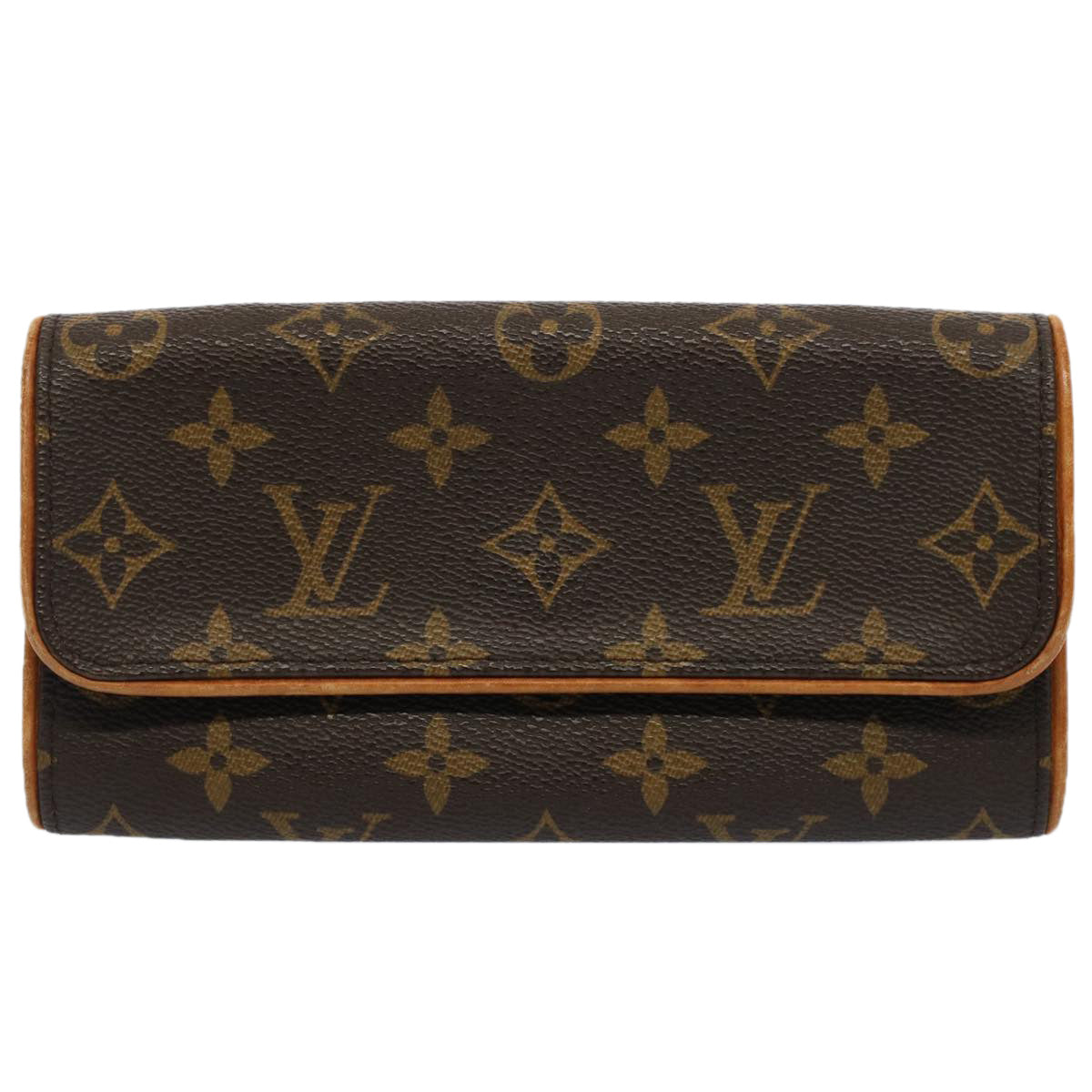 LOUIS VUITTON Monogram Pochette Twin PM Shoulder Bag M51854 LV Auth rd5728