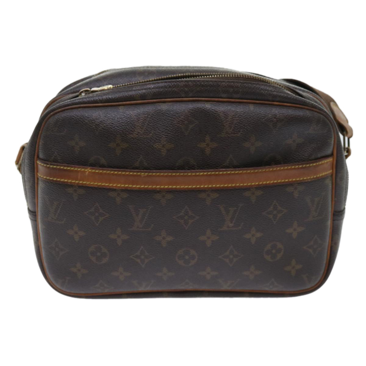 LOUIS VUITTON Monogram Reporter PM Shoulder Bag M45254 LV Auth rd5747