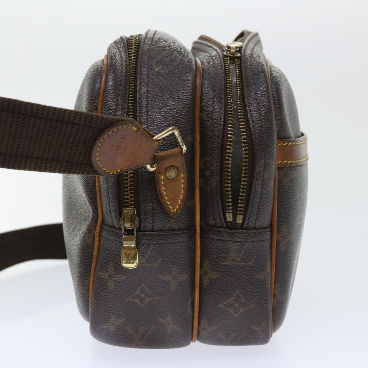 LOUIS VUITTON Monogram Reporter PM Shoulder Bag M45254 LV Auth rd5747