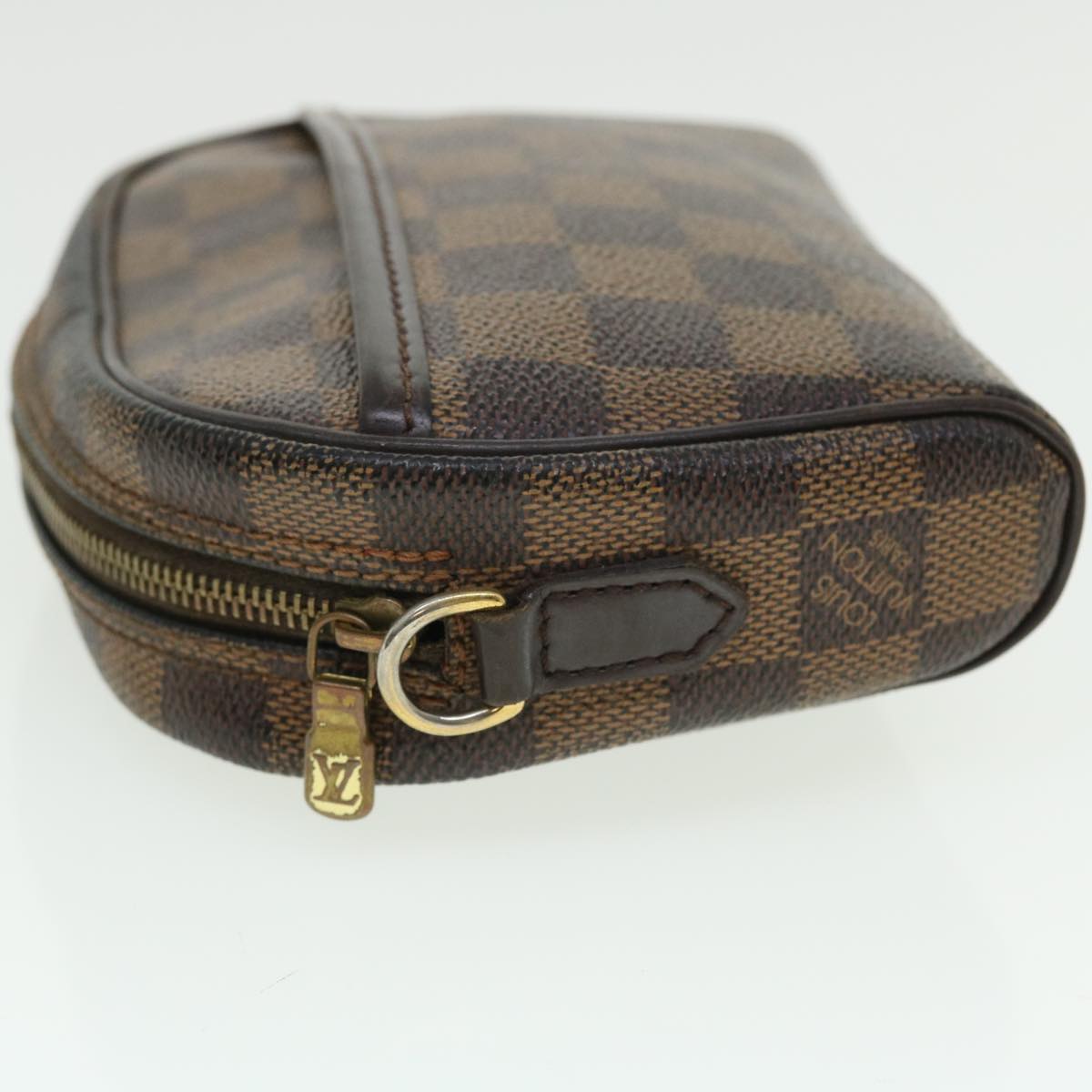 LOUIS VUITTON Damier Ebene Pochette Ipanema Shoulder Bag N51296 LV Auth rd5756