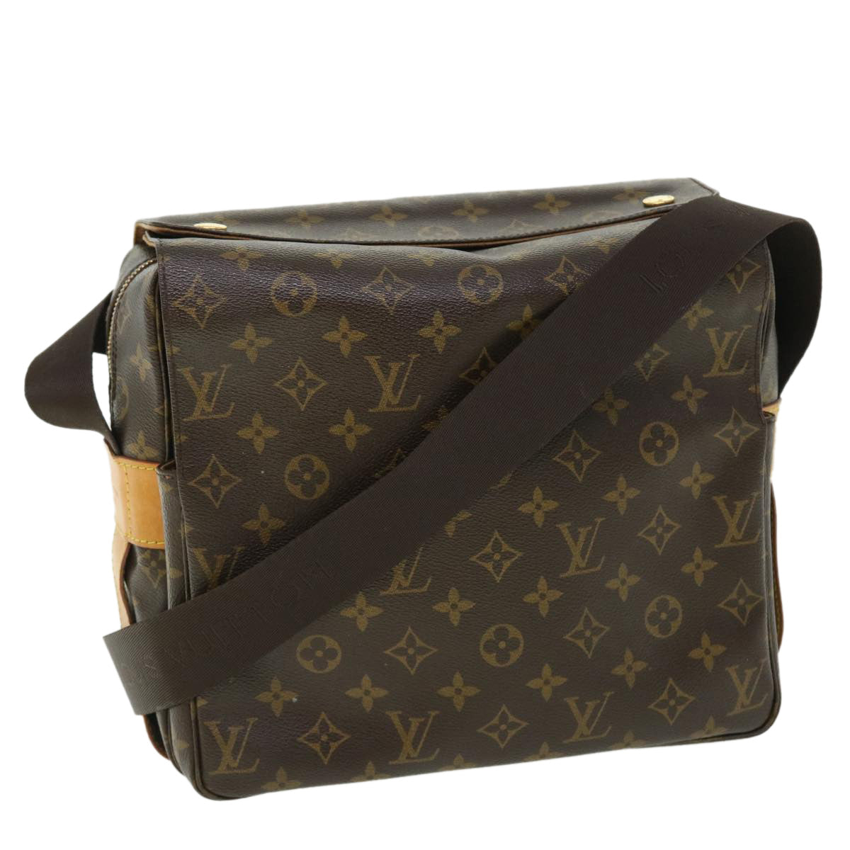 LOUIS VUITTON Monogram Naviglio Shoulder Bag SPO M50205 LV Auth rd5765