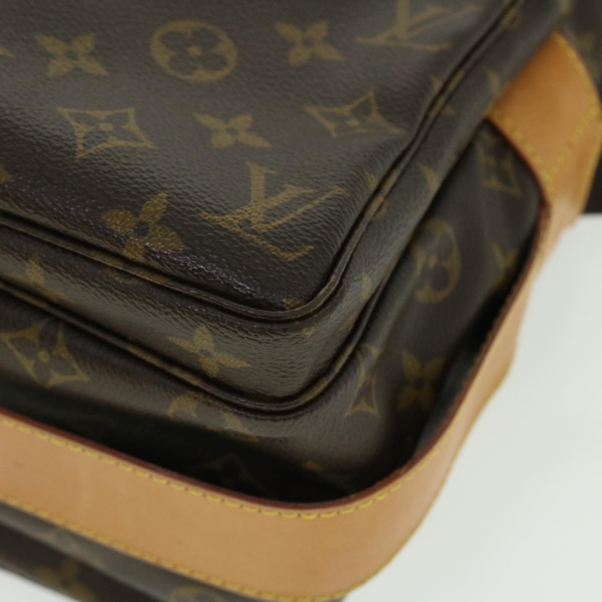 LOUIS VUITTON Monogram Naviglio Shoulder Bag SPO M50205 LV Auth rd5765