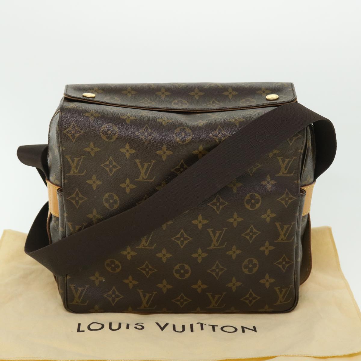 LOUIS VUITTON Monogram Naviglio Shoulder Bag SPO M50205 LV Auth rd5765