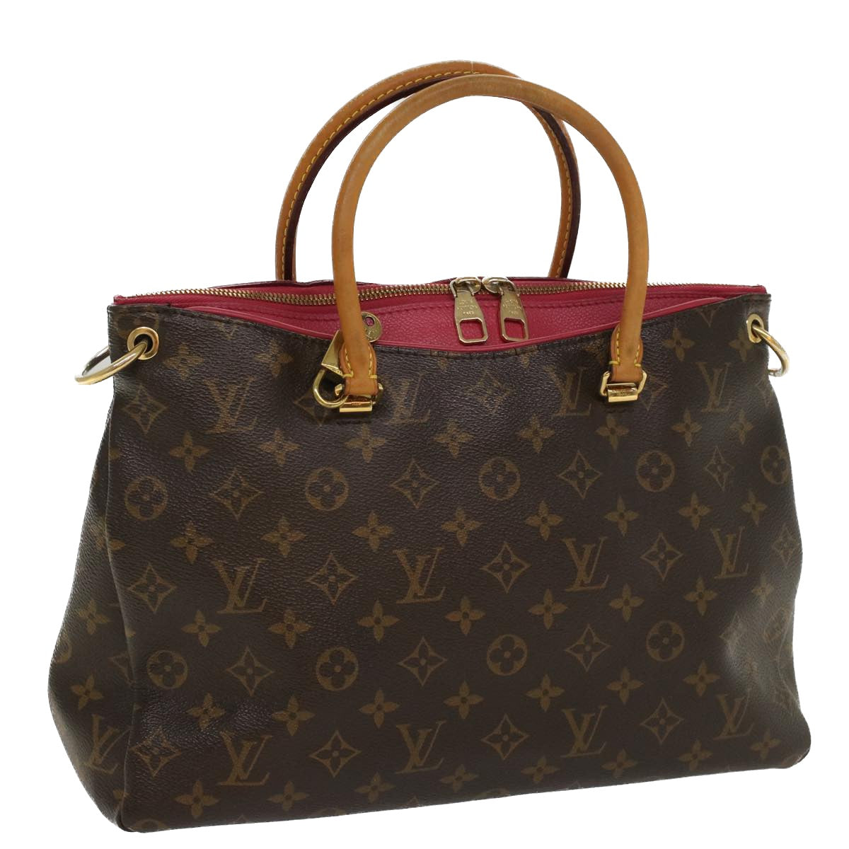 LOUIS VUITTON Monogram Pallas Hand Bag M40466 LV Auth rd5766