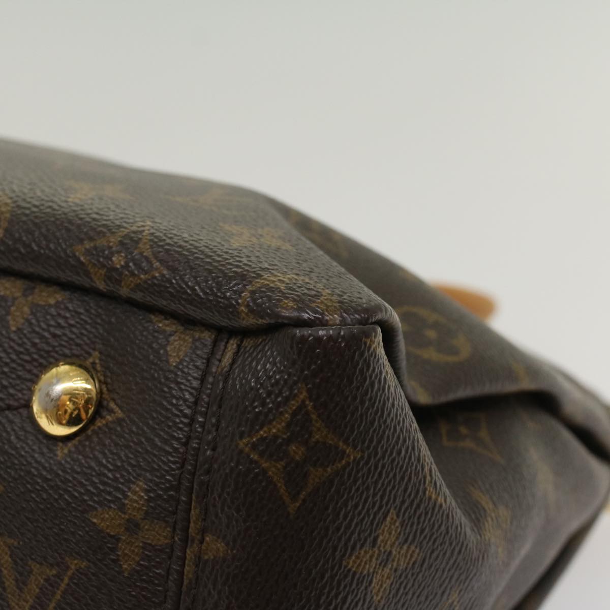 LOUIS VUITTON Monogram Pallas Hand Bag M40466 LV Auth rd5766