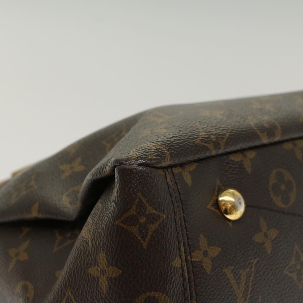 LOUIS VUITTON Monogram Pallas Hand Bag M40466 LV Auth rd5766