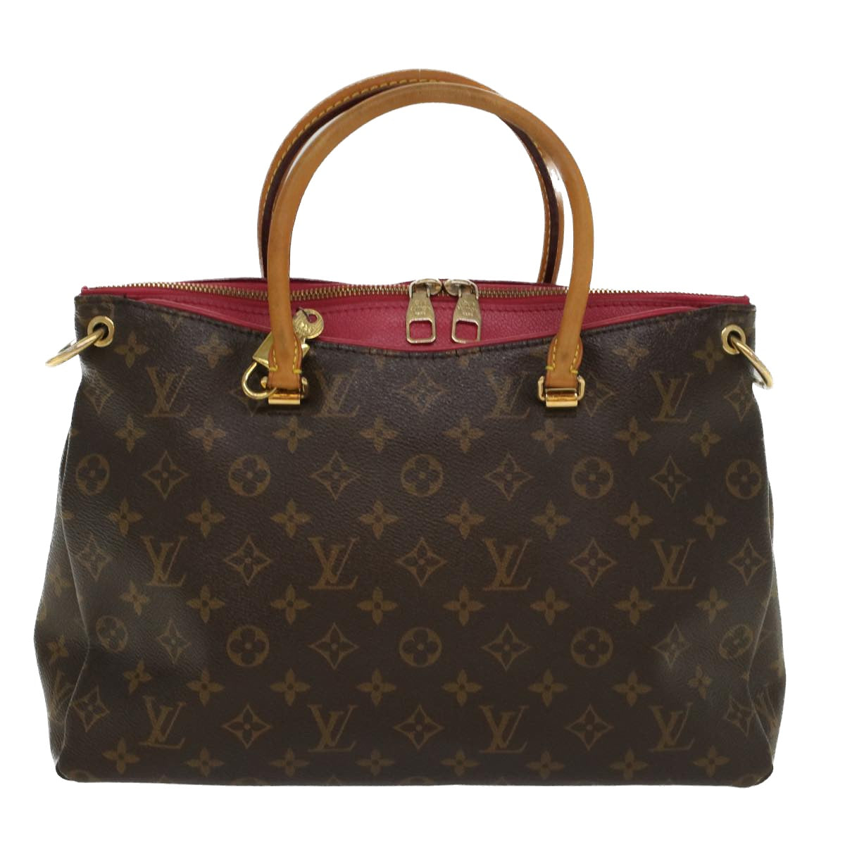 LOUIS VUITTON Monogram Pallas Hand Bag M40466 LV Auth rd5766