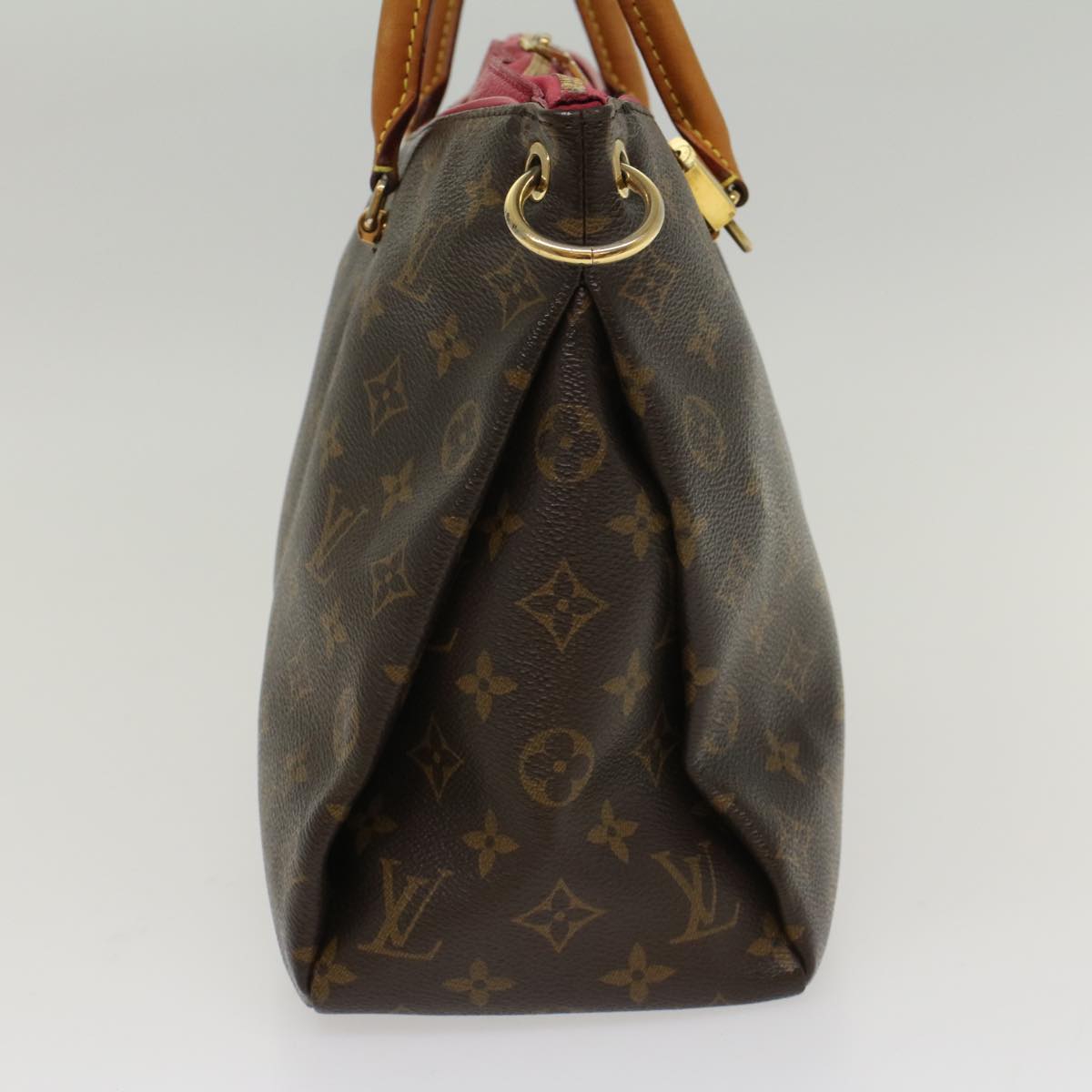 LOUIS VUITTON Monogram Pallas Hand Bag M40466 LV Auth rd5766