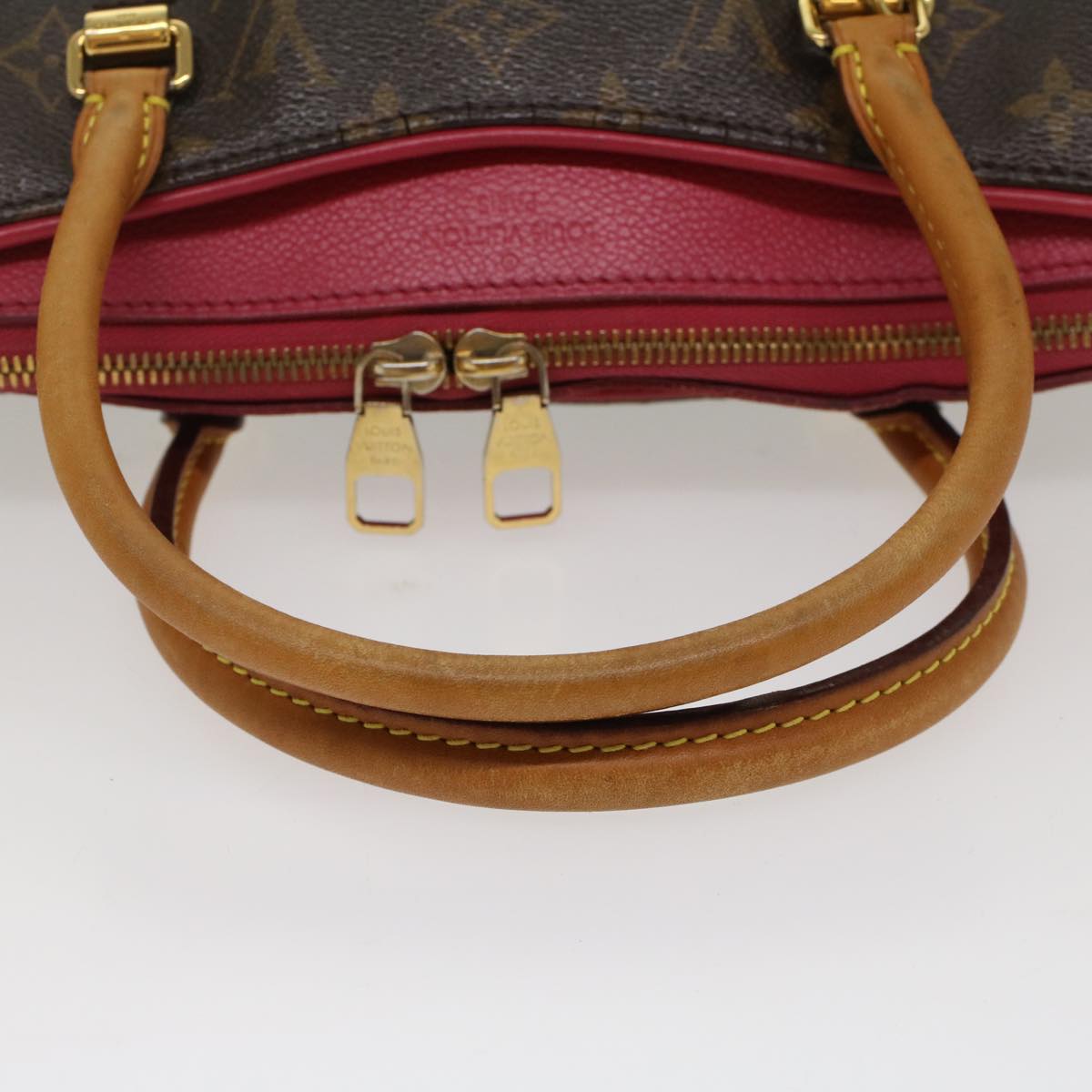 LOUIS VUITTON Monogram Pallas Hand Bag M40466 LV Auth rd5766