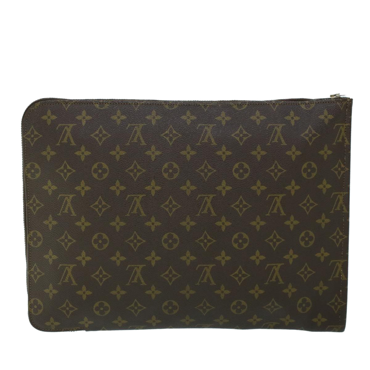 LOUIS VUITTON Monogram Poche Document Briefcase Vintage M53400 LV Auth rd5769 - 0