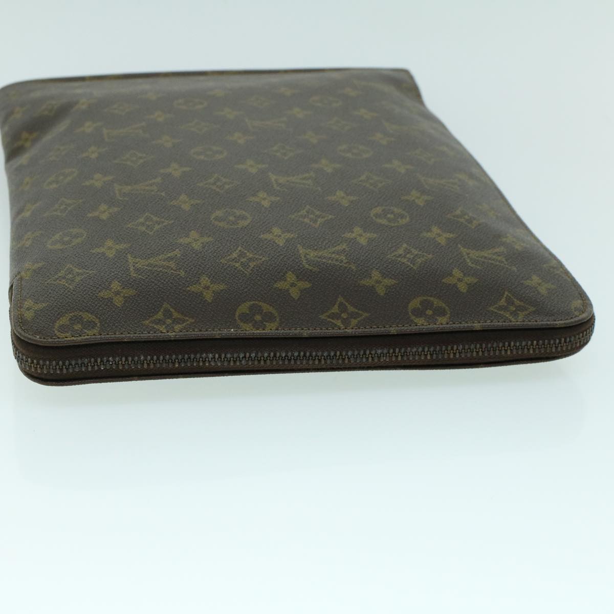 LOUIS VUITTON Monogram Poche Document Briefcase Vintage M53400 LV Auth rd5769