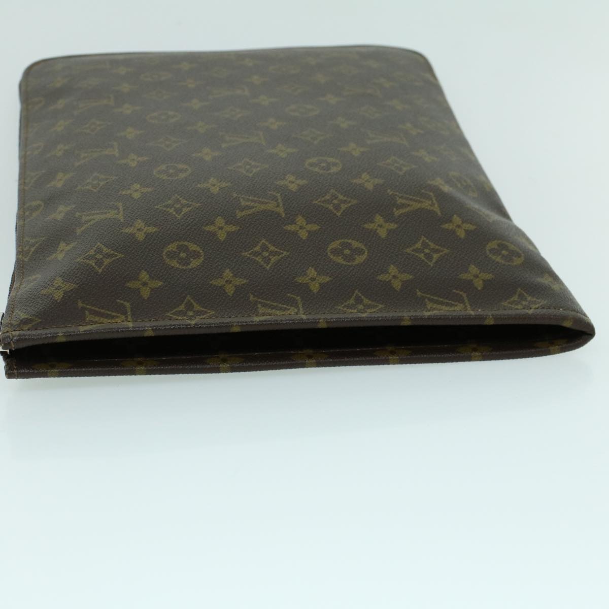 LOUIS VUITTON Monogram Poche Document Briefcase Vintage M53400 LV Auth rd5769