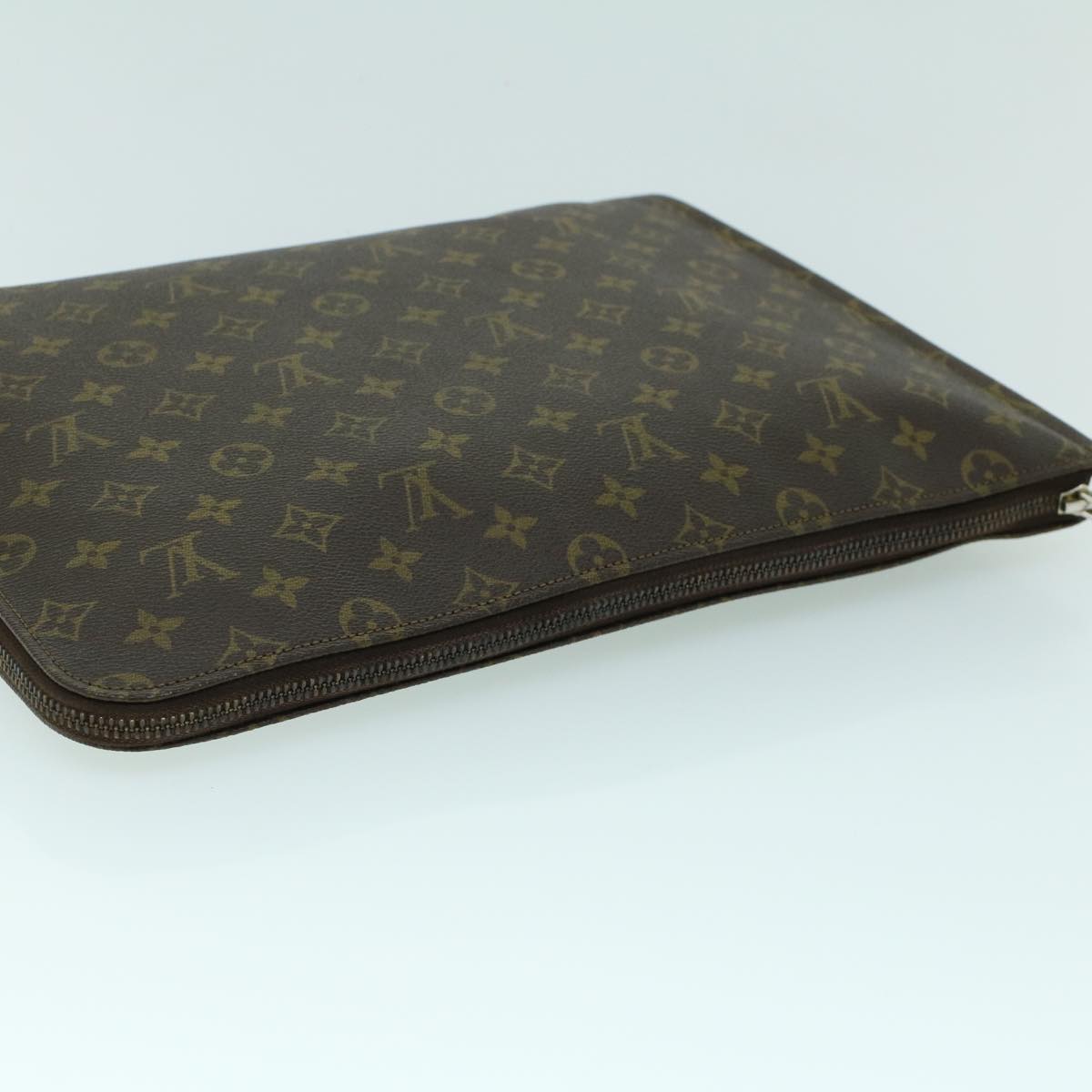 LOUIS VUITTON Monogram Poche Document Briefcase Vintage M53400 LV Auth rd5769