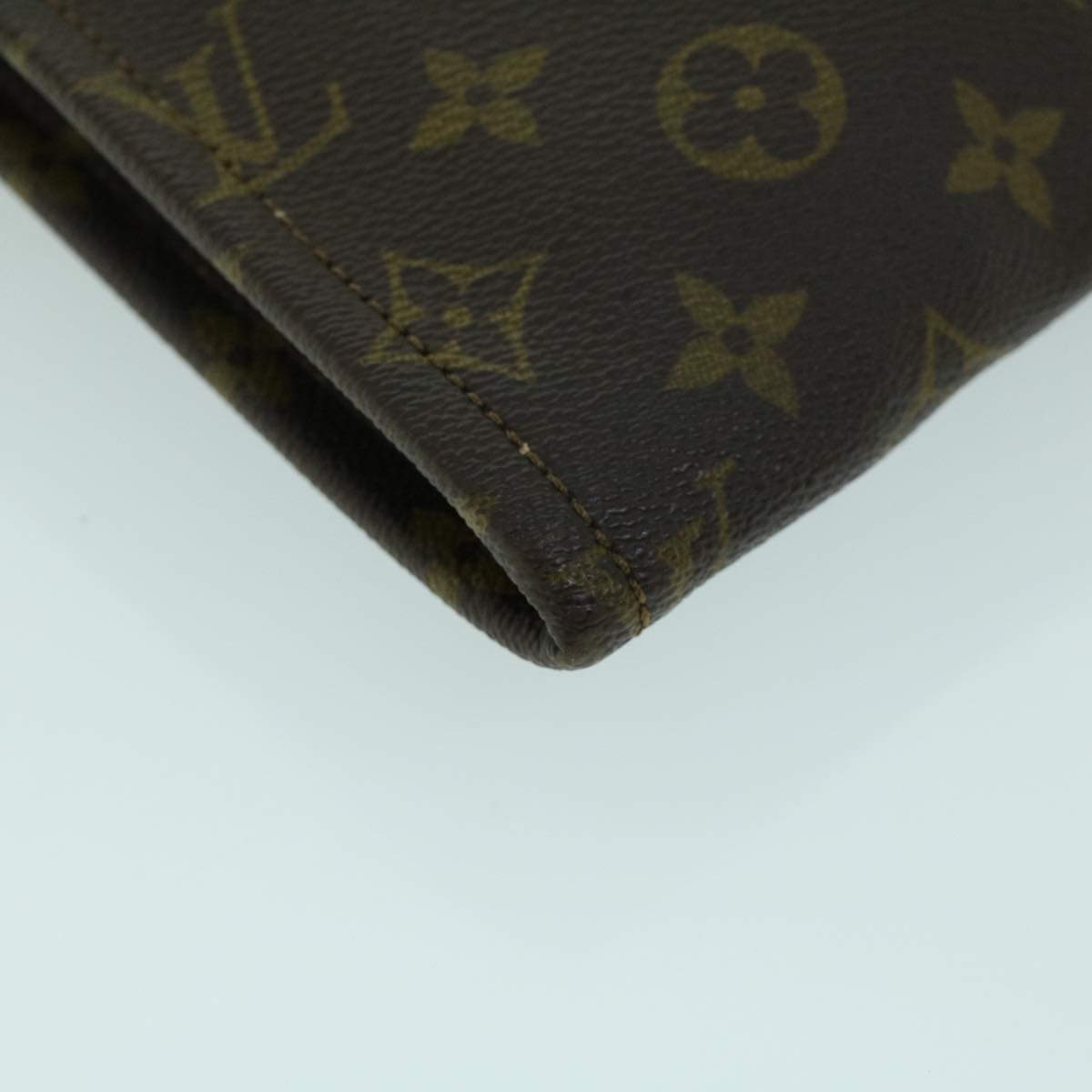 LOUIS VUITTON Monogram Poche Document Briefcase Vintage M53400 LV Auth rd5769