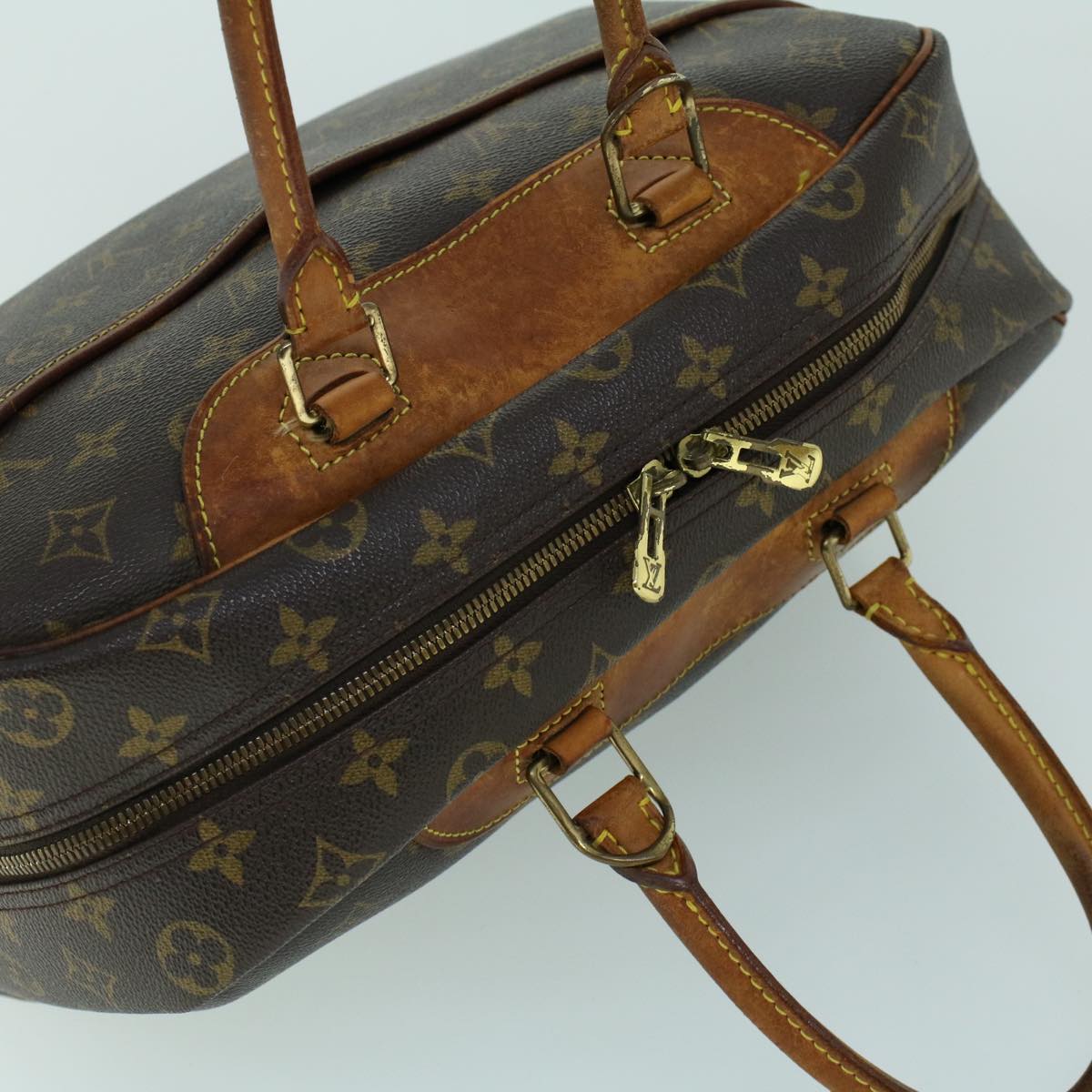 LOUIS VUITTON Monogram Deauville Hand Bag M47270 LV Auth rd5771