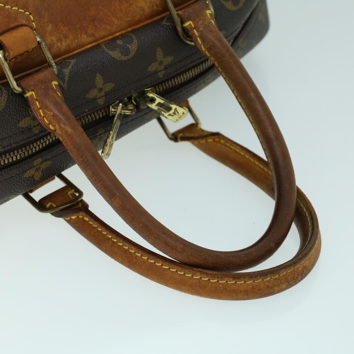 LOUIS VUITTON Monogram Deauville Hand Bag M47270 LV Auth rd5771