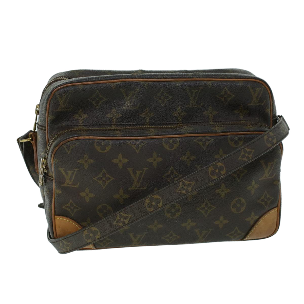 LOUIS VUITTON Monogram Nile Shoulder Bag M45244 LV Auth rd5774