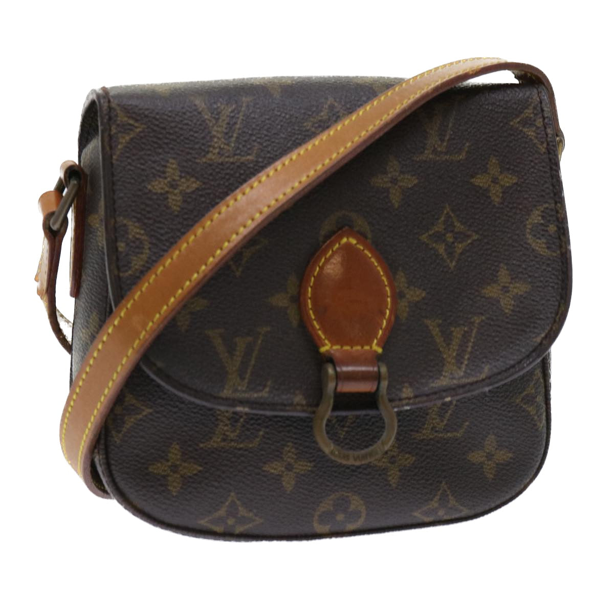 LOUIS VUITTON Monogram Saint Cloud PM Shoulder Bag M51244 LV Auth rd5777