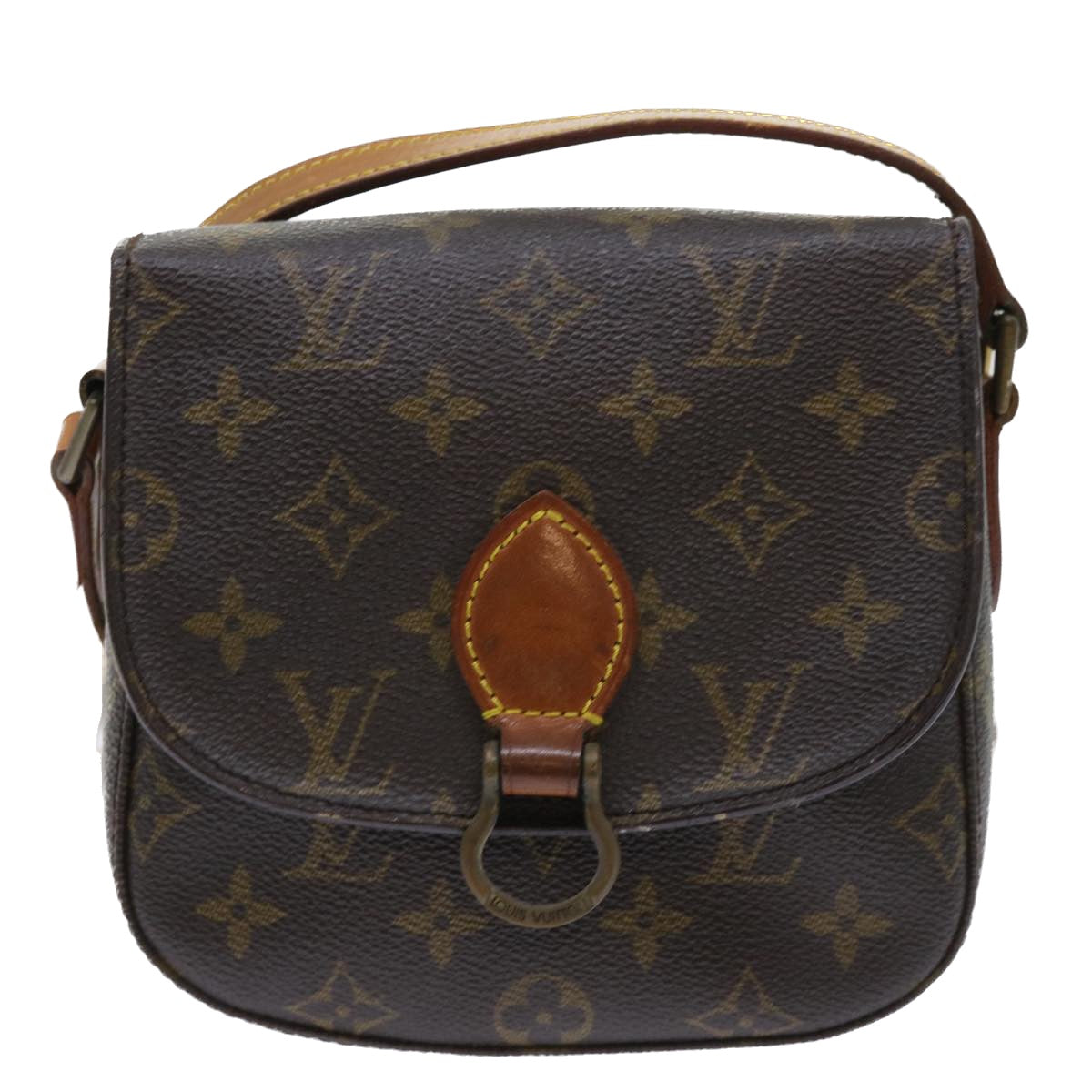 LOUIS VUITTON Monogram Saint Cloud PM Shoulder Bag M51244 LV Auth rd5777