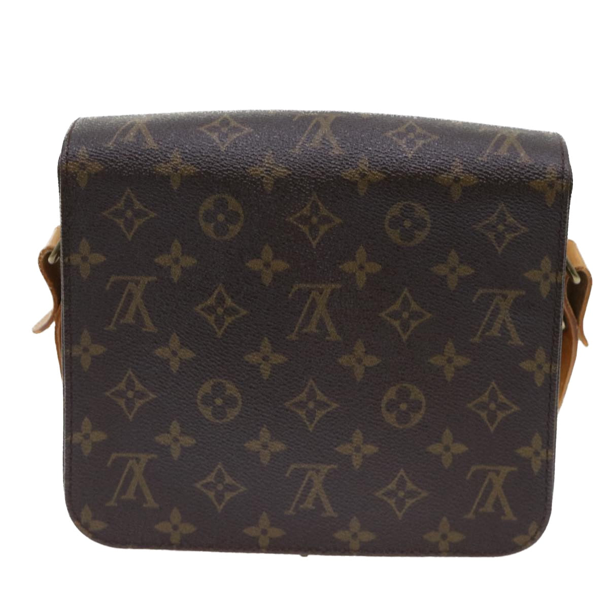 LOUIS VUITTON Monogram Cartouchiere MM Shoulder Bag M51253 LV Auth rd5778