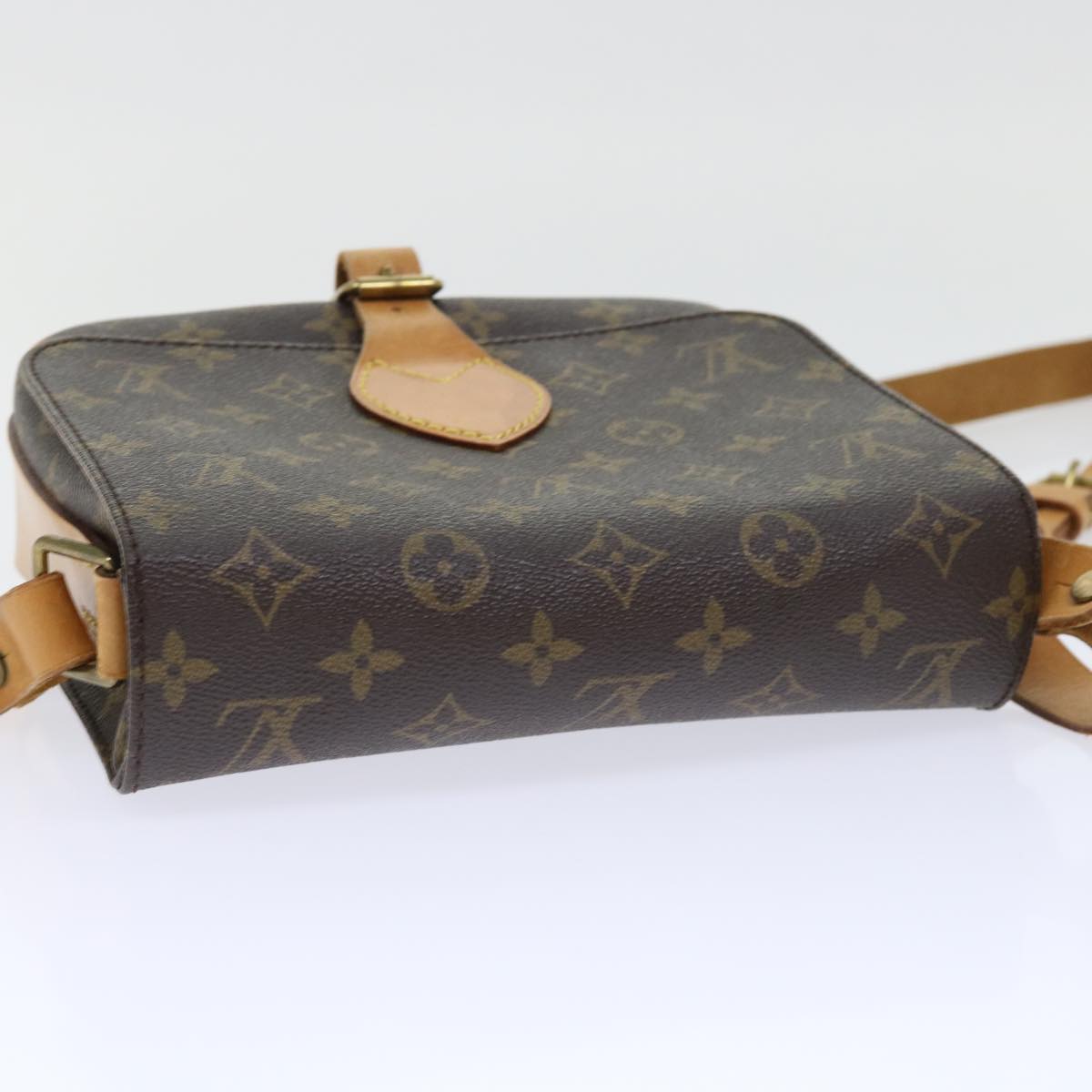 LOUIS VUITTON Monogram Cartouchiere MM Shoulder Bag M51253 LV Auth rd5778