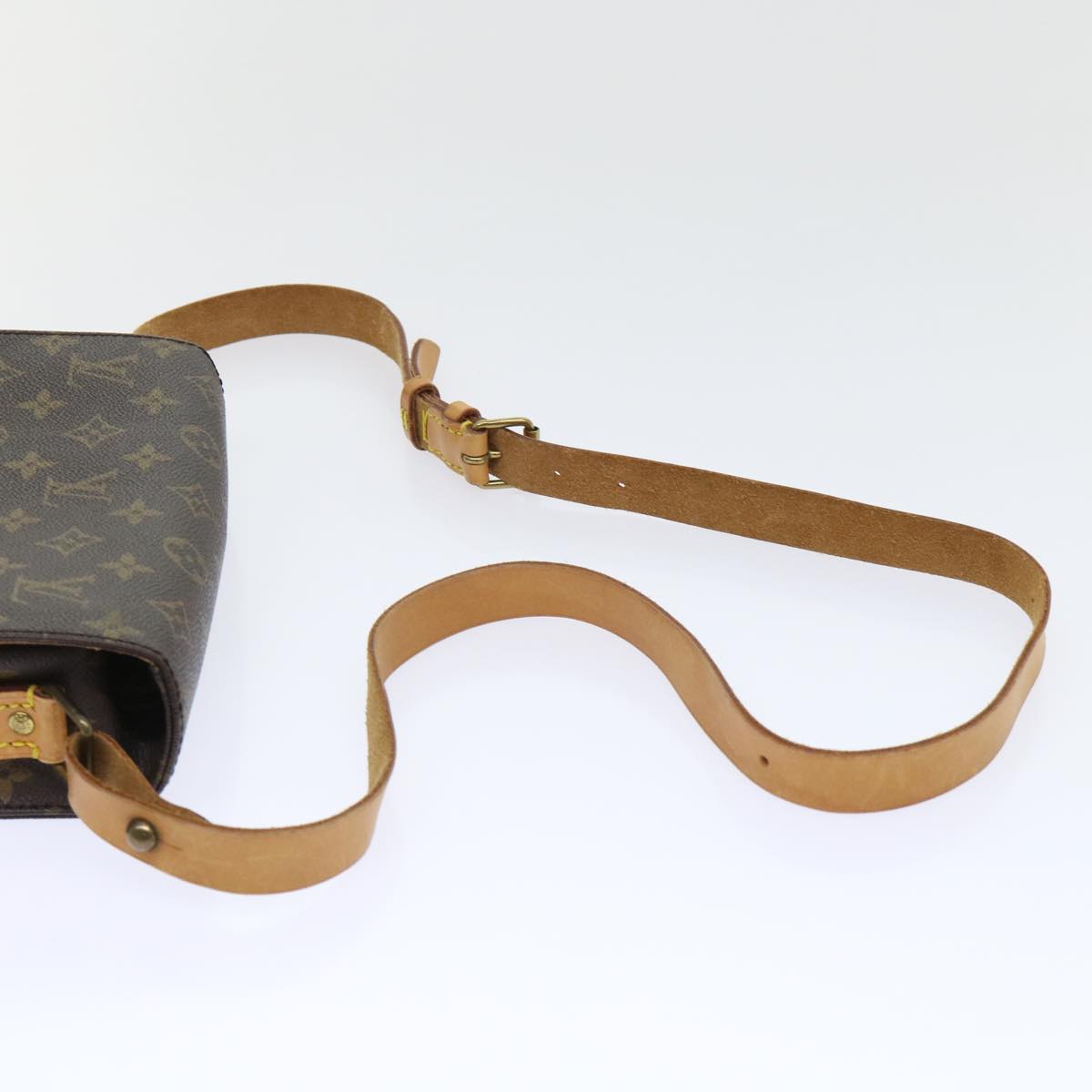 LOUIS VUITTON Monogram Cartouchiere MM Shoulder Bag M51253 LV Auth rd5778