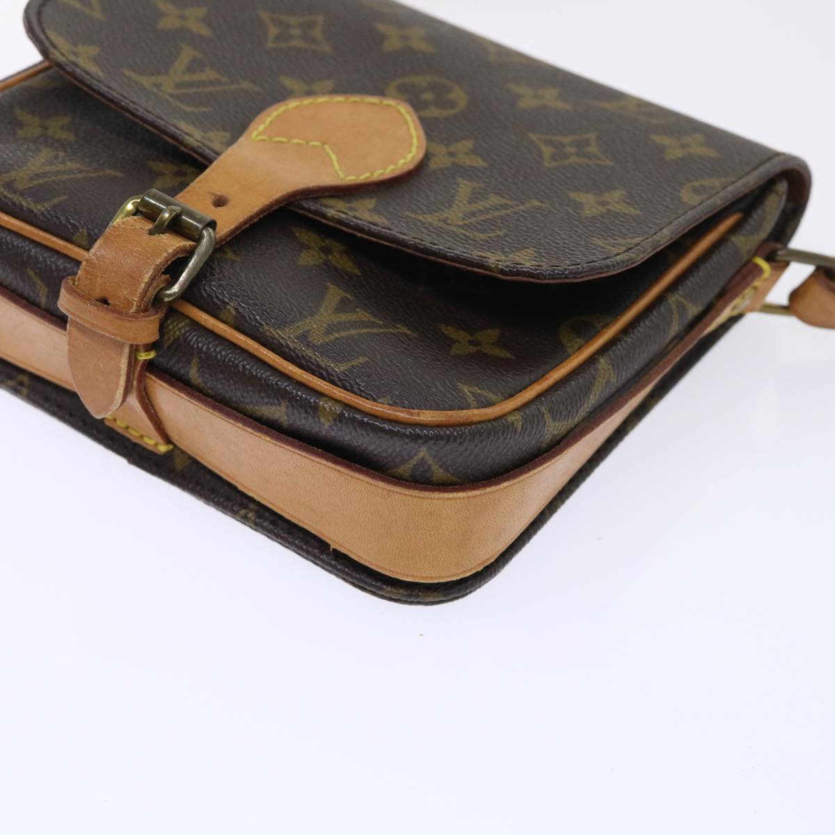 LOUIS VUITTON Monogram Cartouchiere PM Shoulder Bag M51254 LV Auth rd5779