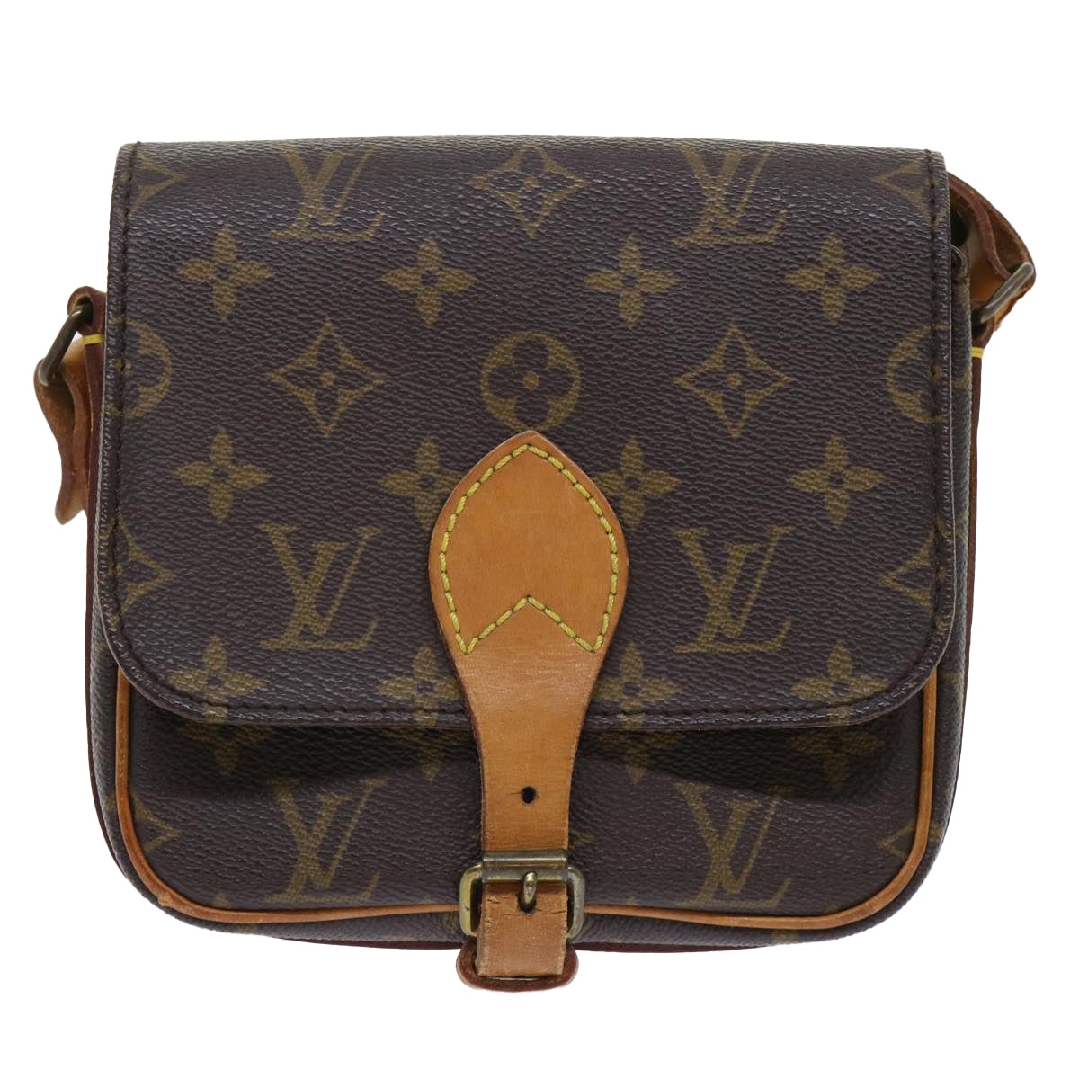 LOUIS VUITTON Monogram Cartouchiere PM Shoulder Bag M51254 LV Auth rd5779