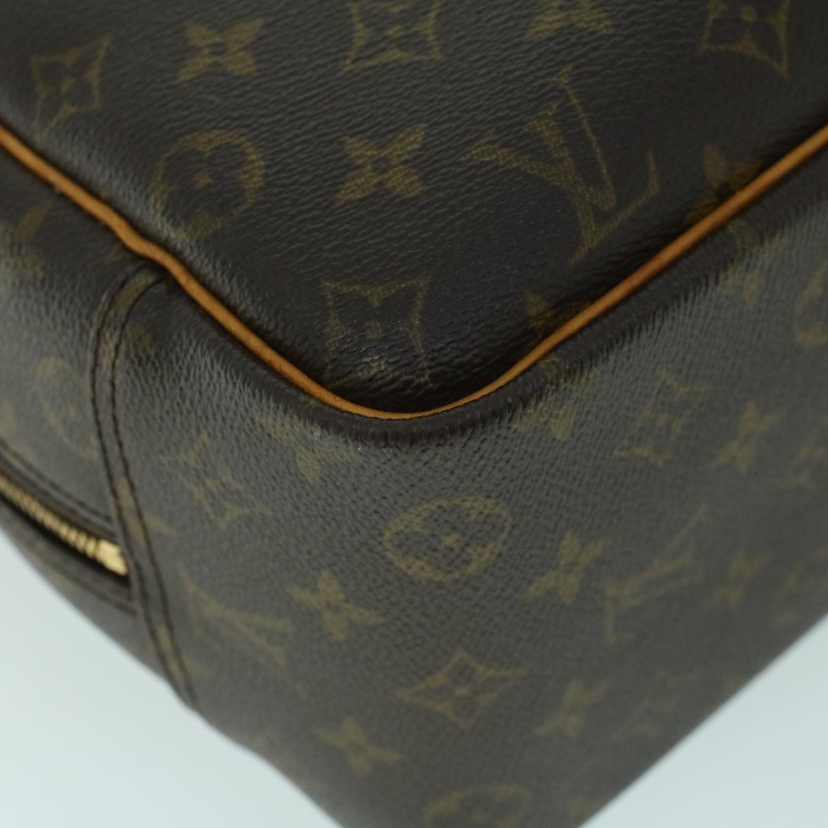 LOUIS VUITTON Monogram Deauville Hand Bag M47270 LV Auth rd5786