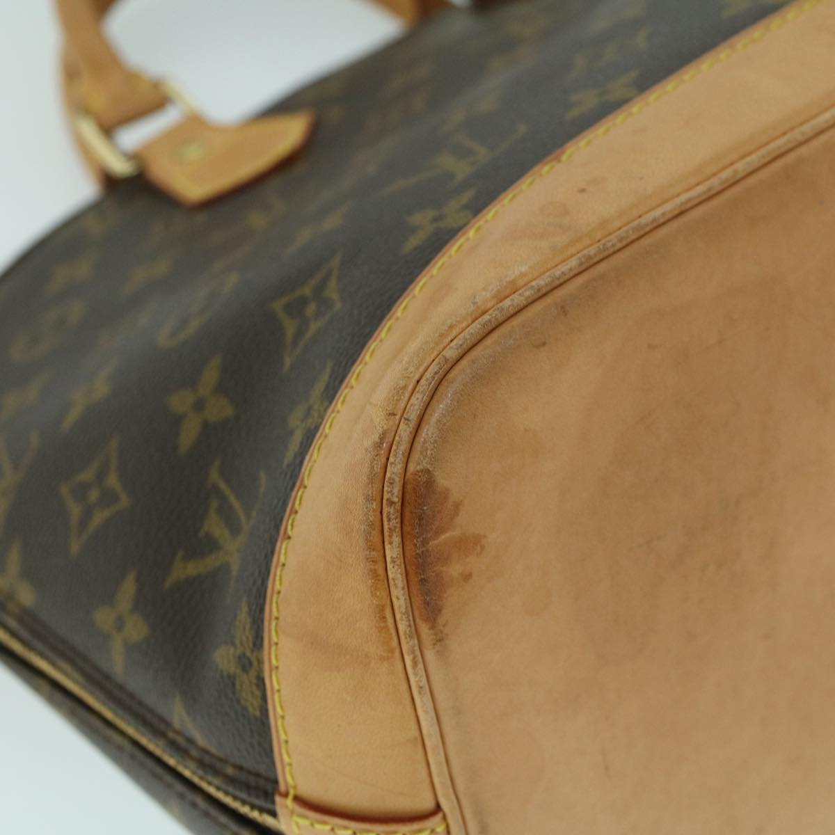 LOUIS VUITTON Monogram Alma Hand Bag M51130 LV Auth rd5795