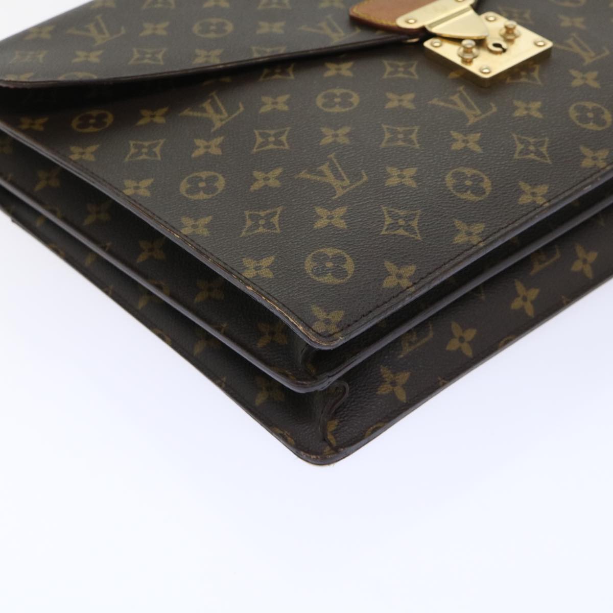 LOUIS VUITTON Monogram Serviette Conseiller Briefcase M53331 LV Auth rd5799