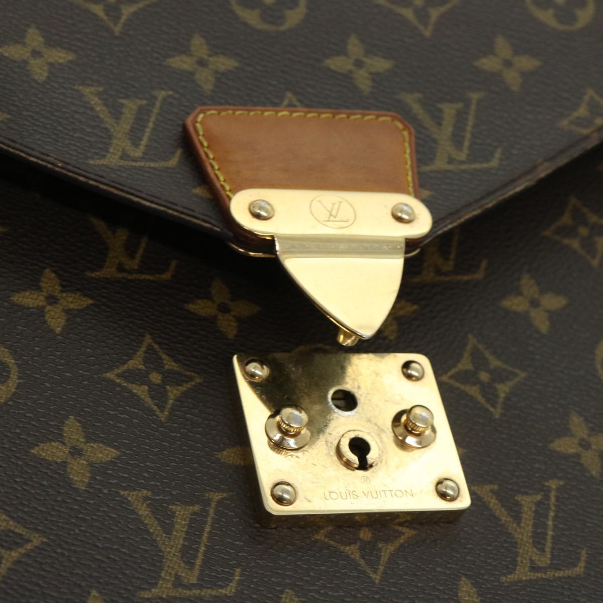 LOUIS VUITTON Monogram Serviette Conseiller Briefcase M53331 LV Auth rd5799