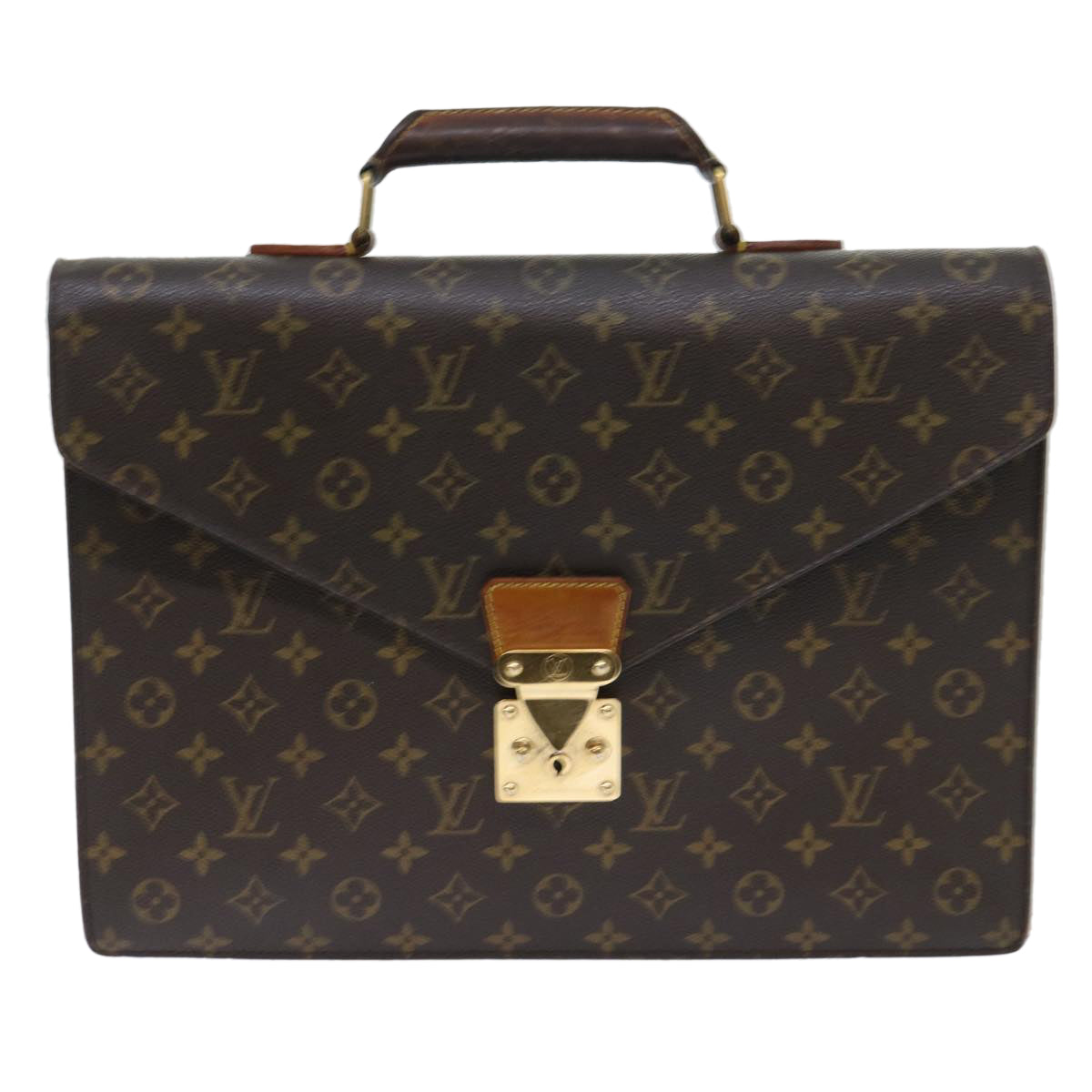 LOUIS VUITTON Monogram Serviette Conseiller Briefcase M53331 LV Auth rd5799