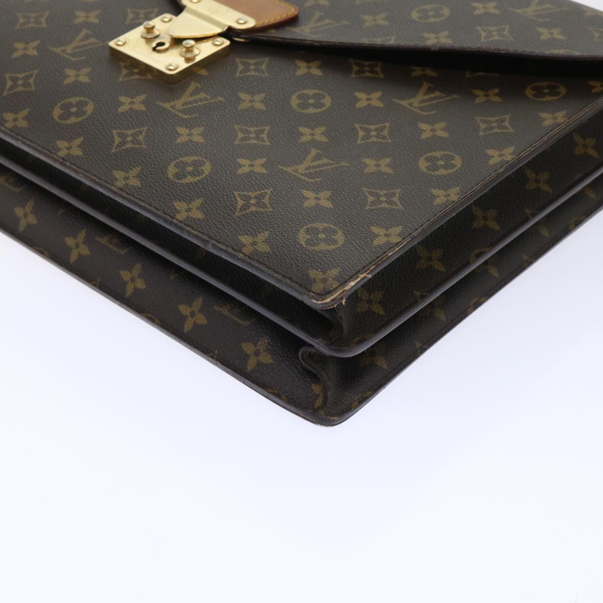 LOUIS VUITTON Monogram Serviette Conseiller Briefcase M53331 LV Auth rd5799