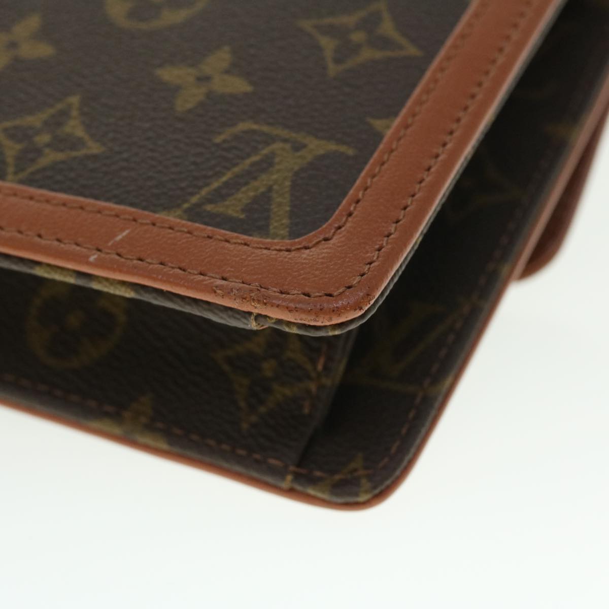 LOUIS VUITTON Monogram Pochette Dam GM Clutch Bag M51810 LV Auth rd5815