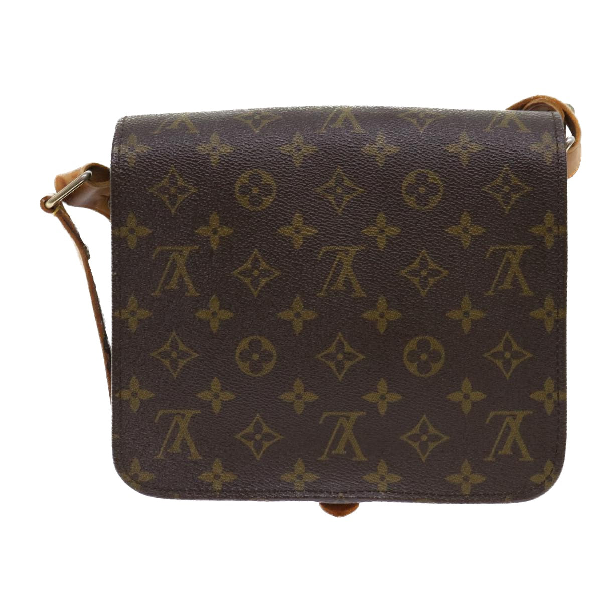 LOUIS VUITTON Monogram Cartouchiere MM Shoulder Bag Vintage M51253 Auth rd5816 - 0