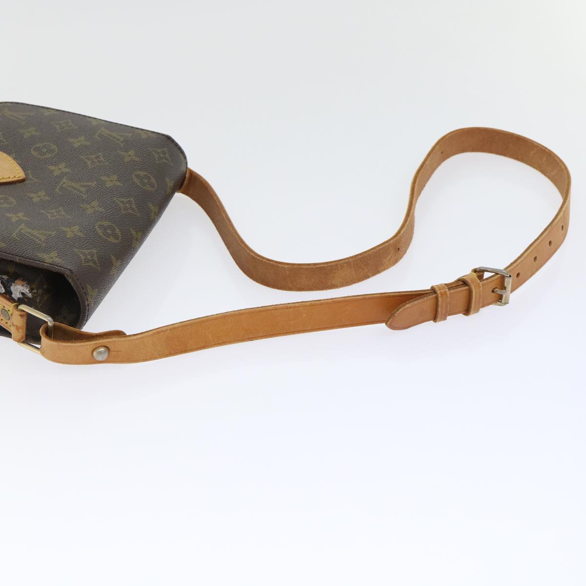 LOUIS VUITTON Monogram Cartouchiere MM Shoulder Bag Vintage M51253 Auth rd5816