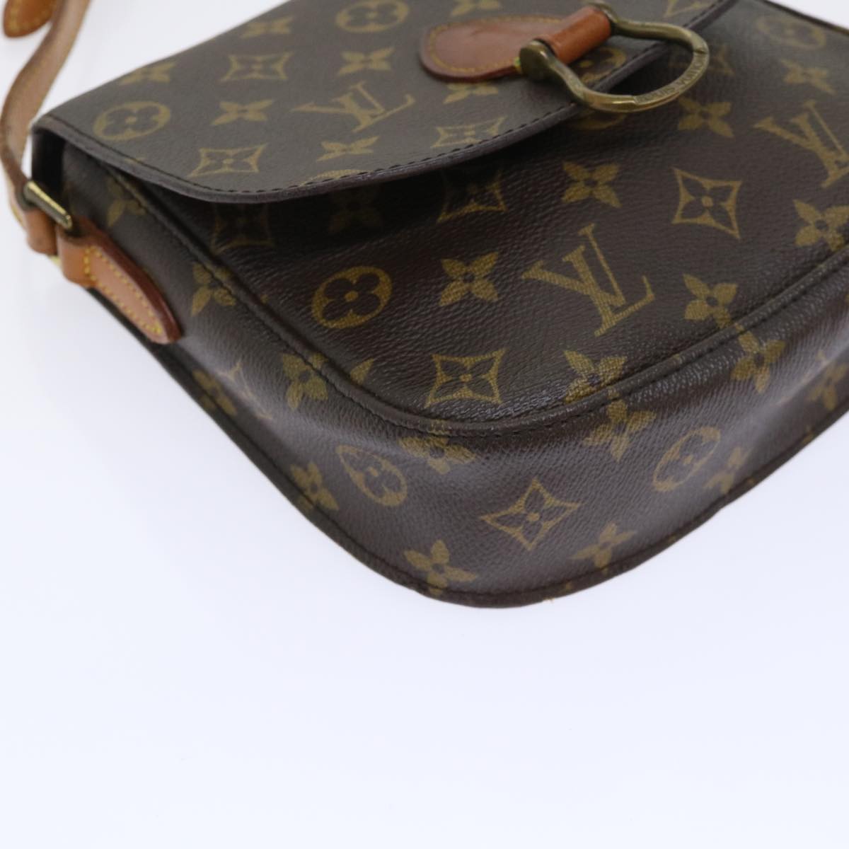 LOUIS VUITTON Monogram Saint Cloud MM Shoulder Bag M51243 LV Auth rd5819