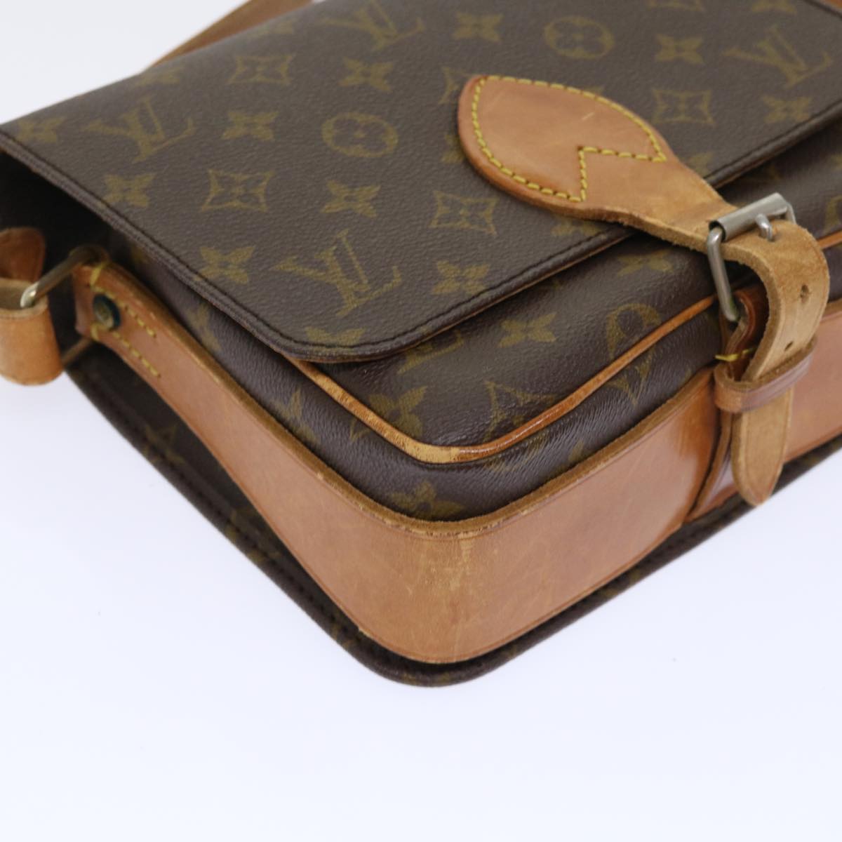 LOUIS VUITTON Monogram Cartouchiere MM Shoulder Bag Vintage M51253 Auth rd5824